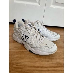 Vintage white New Balance 608